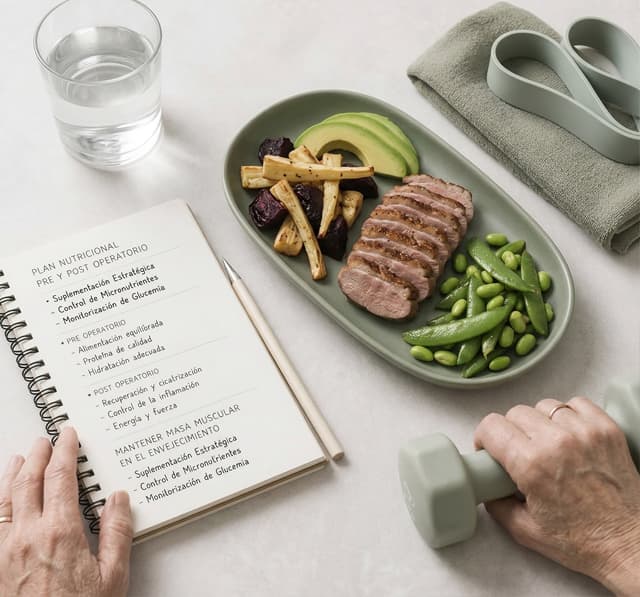 Nutrición para cirugía y masa muscular en Vilagarcía y Santiago